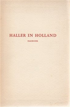 GA Lindeboom ; Haller in Holland - 1