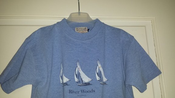 River Woods jeans blauw shirt met zeilboot print maat 116 - 2