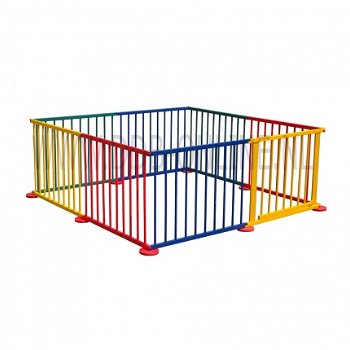 Playpen kruipbox Octagon - grondbox tweelingbox krabbelpark - 7,2m multi-color - 2