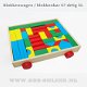 Blokkenwagen - blokkenkar hout bouw blokken 47 delig XL - 1 - Thumbnail