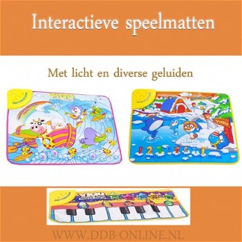 Interactieve speelmatten met muziek geluiden en lichtjes - 1