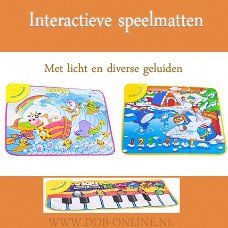 Interactieve speelmatten met muziek geluiden en lichtjes