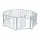 Playpen kruipbox Octagon 7,2m wit - grondbox tweelingbox krabbelpark - - 1 - Thumbnail