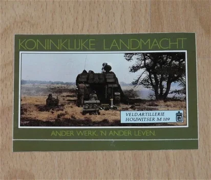 Sticker, Veldartillerie, Koninklijke Landmacht, jaren'80.(Nr.2) - 0