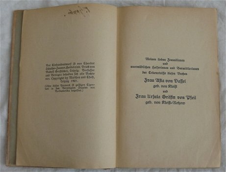 Boek, Die Sünde wider den Geist, Artur Dinter, 1921. - 3