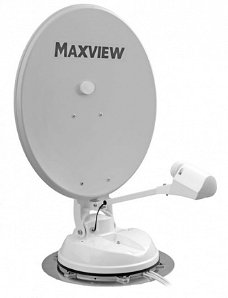 maxview twister, 65 centimeter single schotel voor camper