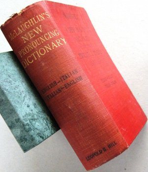 New Dictionary of the English and Italian Languages HC 1908 - 1