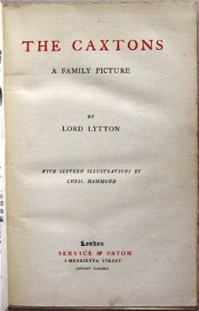 The Caxtons A Family Picture HC Lord Lytton - Chris Hammond - 3