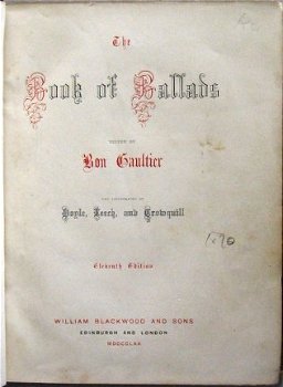 The Book of Ballads 1870 Gaultier - Leech, Doyle, Growquill - 4