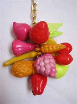 tassenhanger hippiemarkt kleurige hanger sleutelhanger - 1