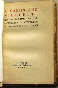 Aucassin and Nicolette 1911 Chantefable Marjorie Nash (ill.) - 4