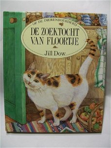 De zoektocht naar Floortje  Op de dierenboerderij  Jill Dow Hard kaft