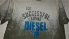 Diesel groen shirt korte mouw maat 116/xs nieuwstaat - 2 - Thumbnail