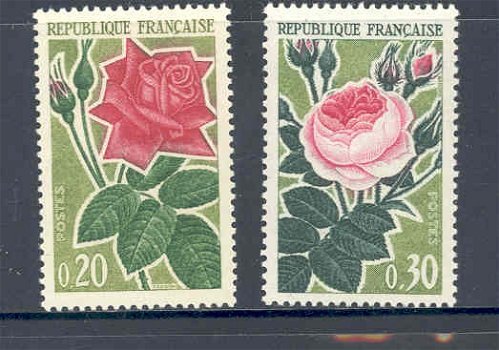 Frankrijk 1962 Rozen postfris - 1