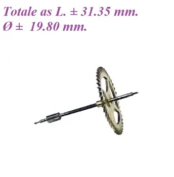 === Ankerwiel = Franse pendule = oud === 26479 - 1