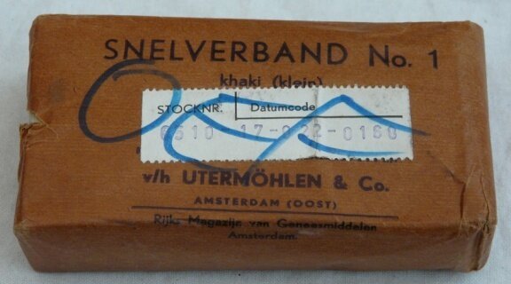 Verband Pakje, Snelverband No.1, Koninklijke Landmacht, jaren'50.(Nr.1) - 0