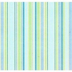 SALE NIEUW vel scrappapier Pastel Stripes Blue van Frances Meyer - 1