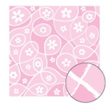 SALE NIEUW vel scrappapier Pink Puzzle Floral van Provo Craft - 1
