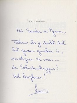 SCHADUWKRIJGERS - Luc Embrechts - GESIGNEERD - 2