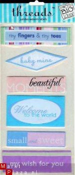 ME AND MY BIG IDEAS jumbo woven labels baby - 1