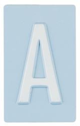 SALE NIEUW Metal Mailbox Alphabets Sky Blue van Making Memories - 2