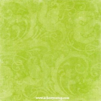 SALE NIEUW vel scrappapier Lime Swirl van Bo Bunny - 1