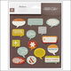 SALE NIEUW Chipboard Stickers Speech Bubbles van Studio Calico voor o.a. Project Life - 1 - Thumbnail