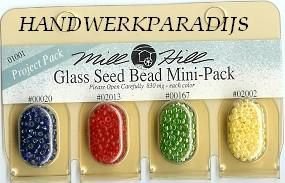 Glass Seed Bead Mini Pack projéct 01001 - 1