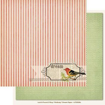 SALE NIEUW vel dubbelzijdig scrappapier Rosy Ordinary Dream Paper van MME - 1