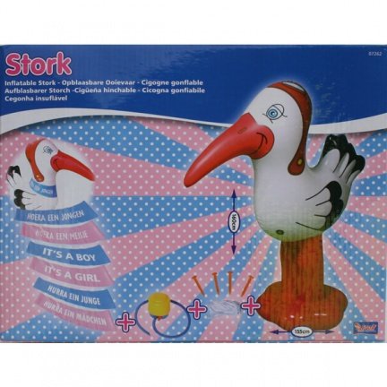 *NIEUW* Opblaasbare Ooievaar / 3D Ooievaar - nr. 1