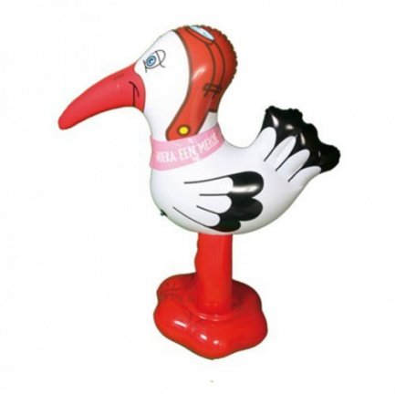 *NIEUW* Opblaasbare Ooievaar / 3D Ooievaar - Afbeelding 2