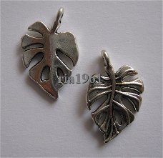 bedeltje/charm blaadjes : blad 14 - 20x13 mm