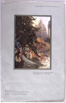 Christmas Bookman Portfolio 1921 Shepperson (ill) John Keats - 3