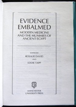 Evidence Embalmed HC Modern Medicine & Mummies Egypte Mummie - 2