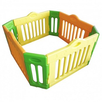 Baby playpen kunststof kruipbox grondbox krabbelpark tweelingbox - 1