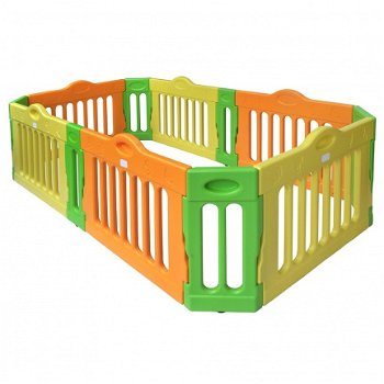 Baby playpen kunststof kruipbox grondbox krabbelpark tweelingbox - 2