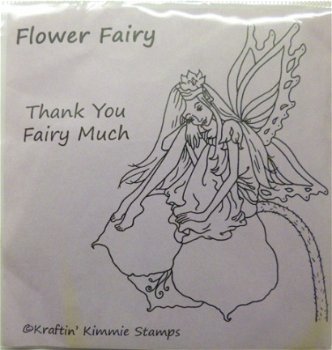 Kraftin Kimmie Stempel Flower Fairy - 1