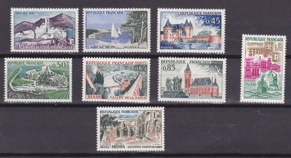 Frankrijk 1961-62 Série touristique postfris - 1