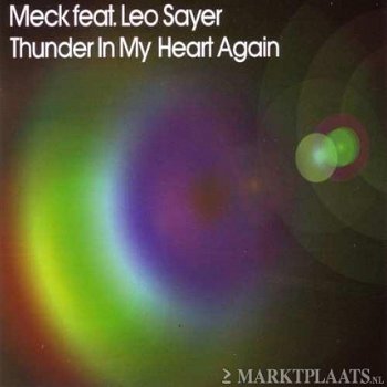 Meck Feat. Leo Sayer - Thunder In My Heart Again 2 Track CDSingle - 1