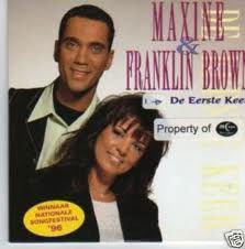 Maxine & Franklin Brown - De Eerste Keer 2 Track CDSingle Songfestival '96 - 1