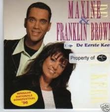 Maxine & Franklin Brown - De Eerste Keer 2 Track CDSingle Songfestival '96