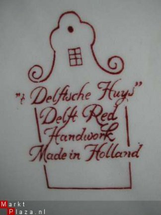 Amstel rood Delfts aardewerk bierpul Delftsche Huys - Afbeelding 3