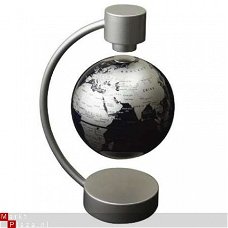 Zweefglobe zilver 13cm AKTIE!