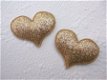 Glinster hart ~ 4 cm ~ Goud - 1 - Thumbnail
