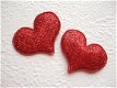 Glinster hart ~ 4 cm ~ Rood - 1 - Thumbnail