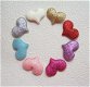 Glinster hart ~ 4 cm ~ Rood - 2 - Thumbnail