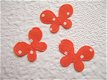 Dun polkadots vlindertje ~ 17 mm ~ Oranje - 1 - Thumbnail