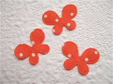 Dun polkadots vlindertje ~ 17 mm ~ Oranje