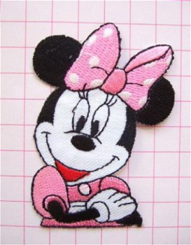 Mickey / Minnie Mouse met lovertjes ~ 2 cm ~ Zwart - 3