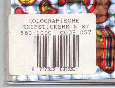 Holografische knipstickers --- nr. 057 --- BEREN - 4